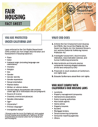 Fair Housing Fact Sheet PDF