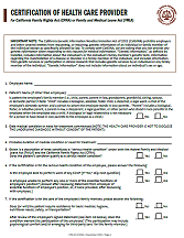 CFRA Certification Form PDF